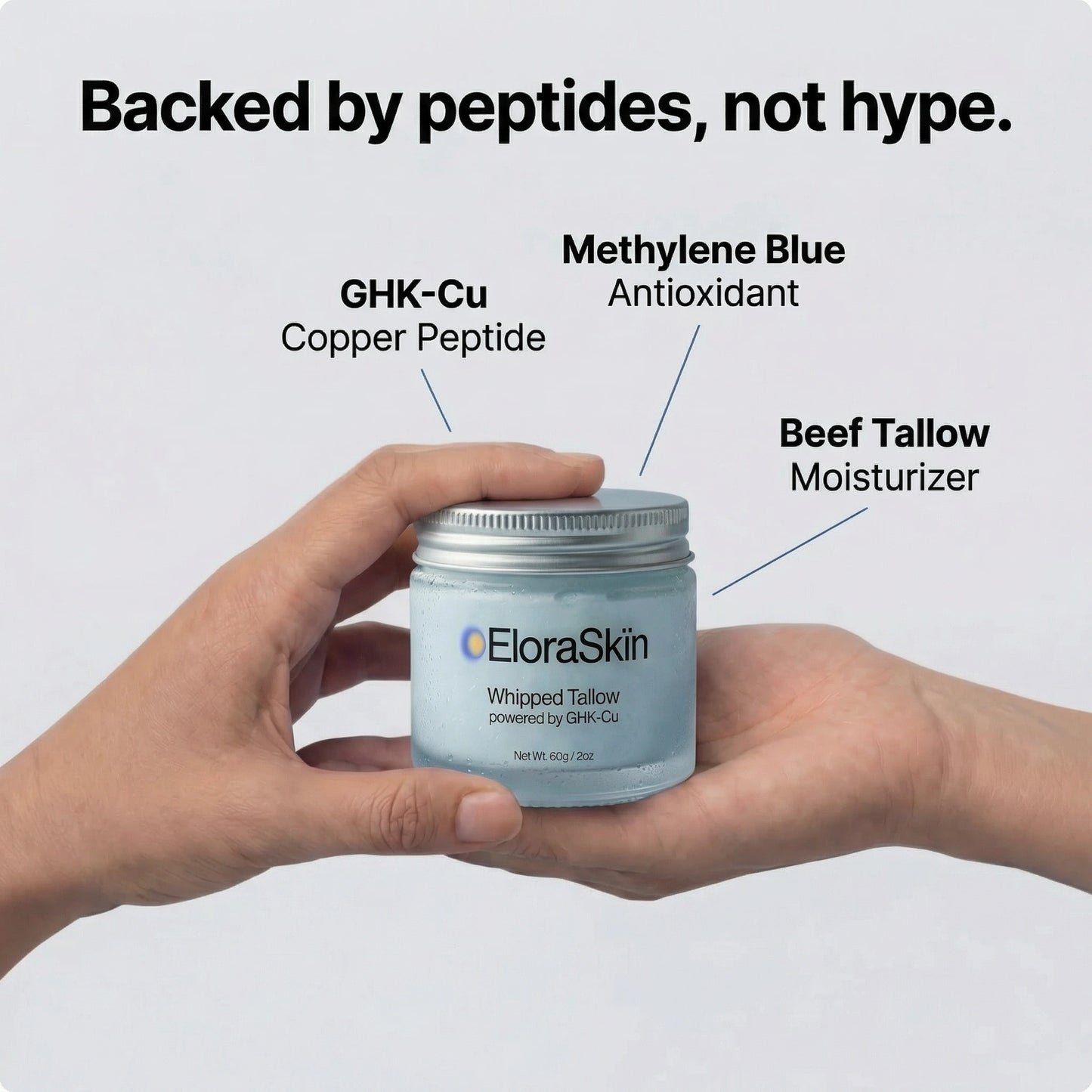 ELORA™ Whipped Tallow Peptide Cream
