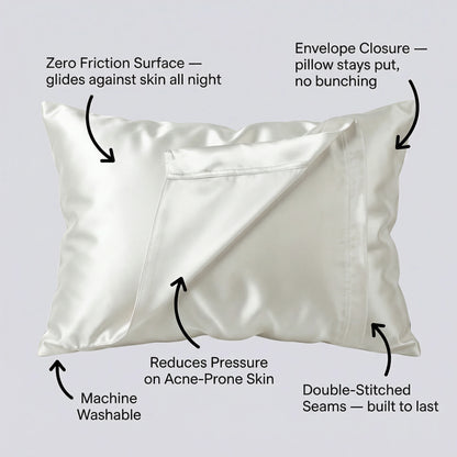 ELORA™ Organic Silk Pillowcase