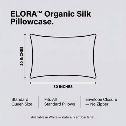 ELORA™ Organic Silk Pillowcase